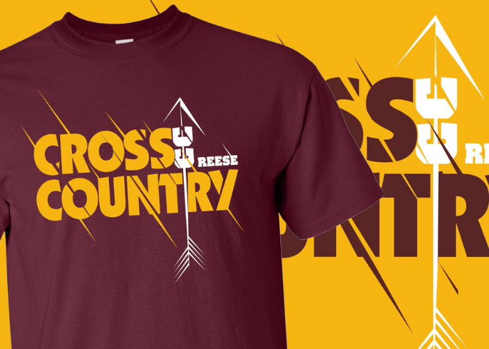 Reese cross country t-shirt.