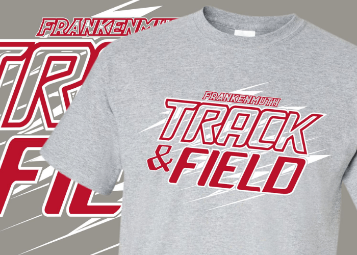 Frankenmuth Track and Field t-shirt.