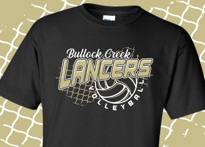 Bullock Creek lancers volleyball t-shirt.