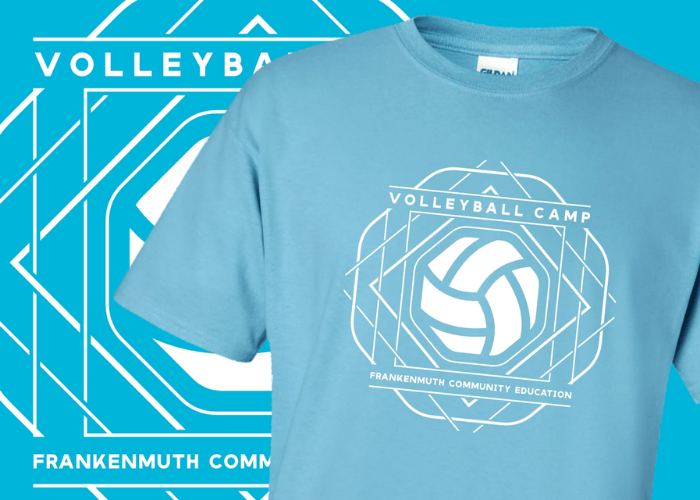 Frankenmuth volleyball camp t-shirt.